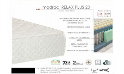 Madrac sb relax plus 20  200 x 160 cm